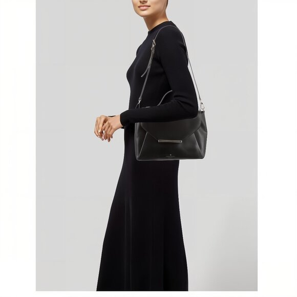 Kate Spade Camden Way Palermo Black Leather Satchel/Shoulder Bag - EUC - Picture 15 of 15